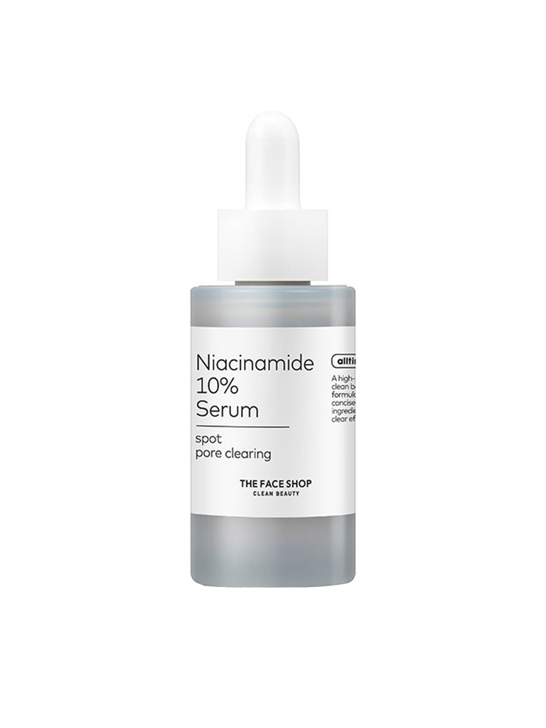 

The Face Shop Niacinamide 10% Serum For Spot & Pore Clearing - 30 ml, White