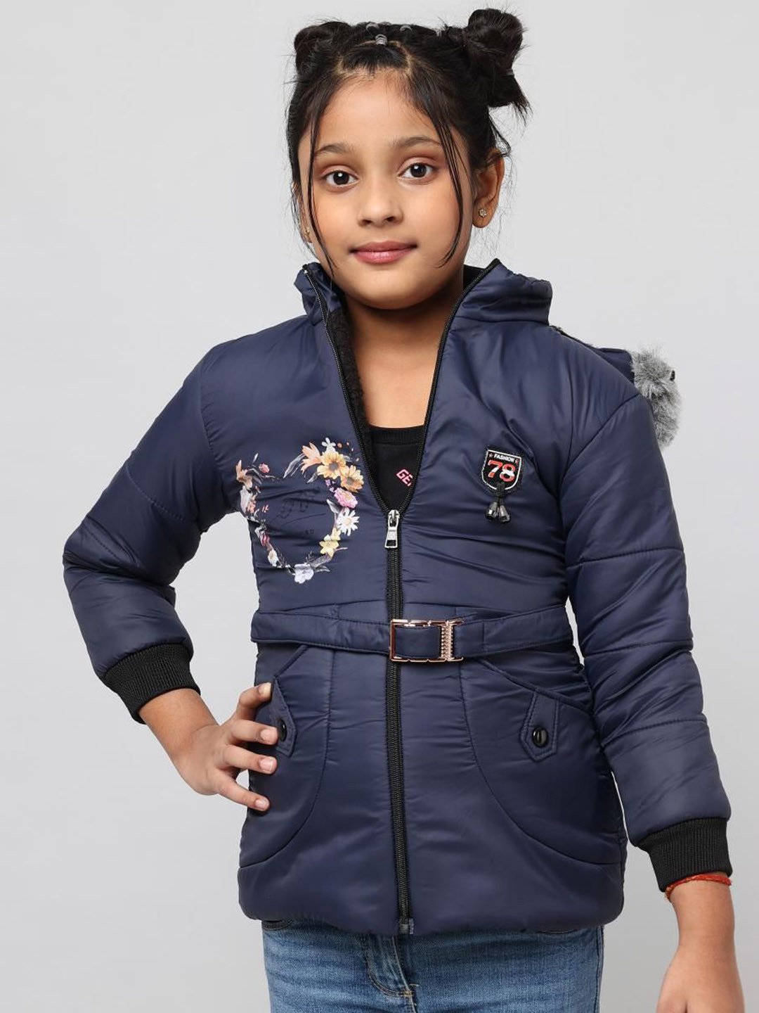 

Anixa Girls Lightweight Jacket, Navy blue