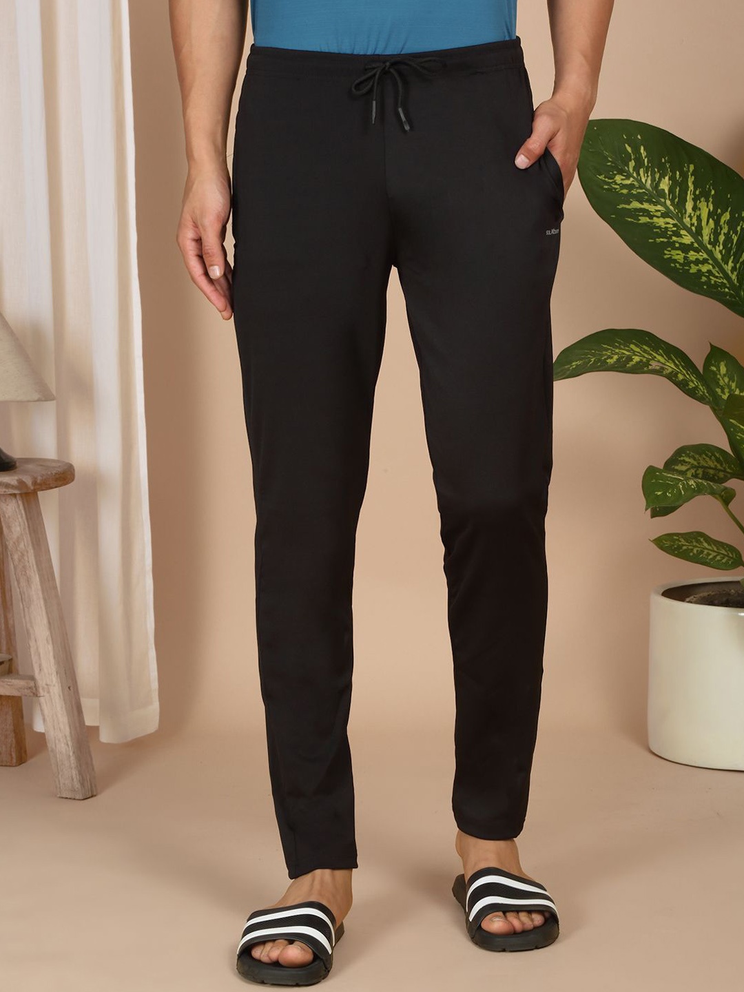 

Sweet Dreams Men Mid-Rise Lounge pant, Black