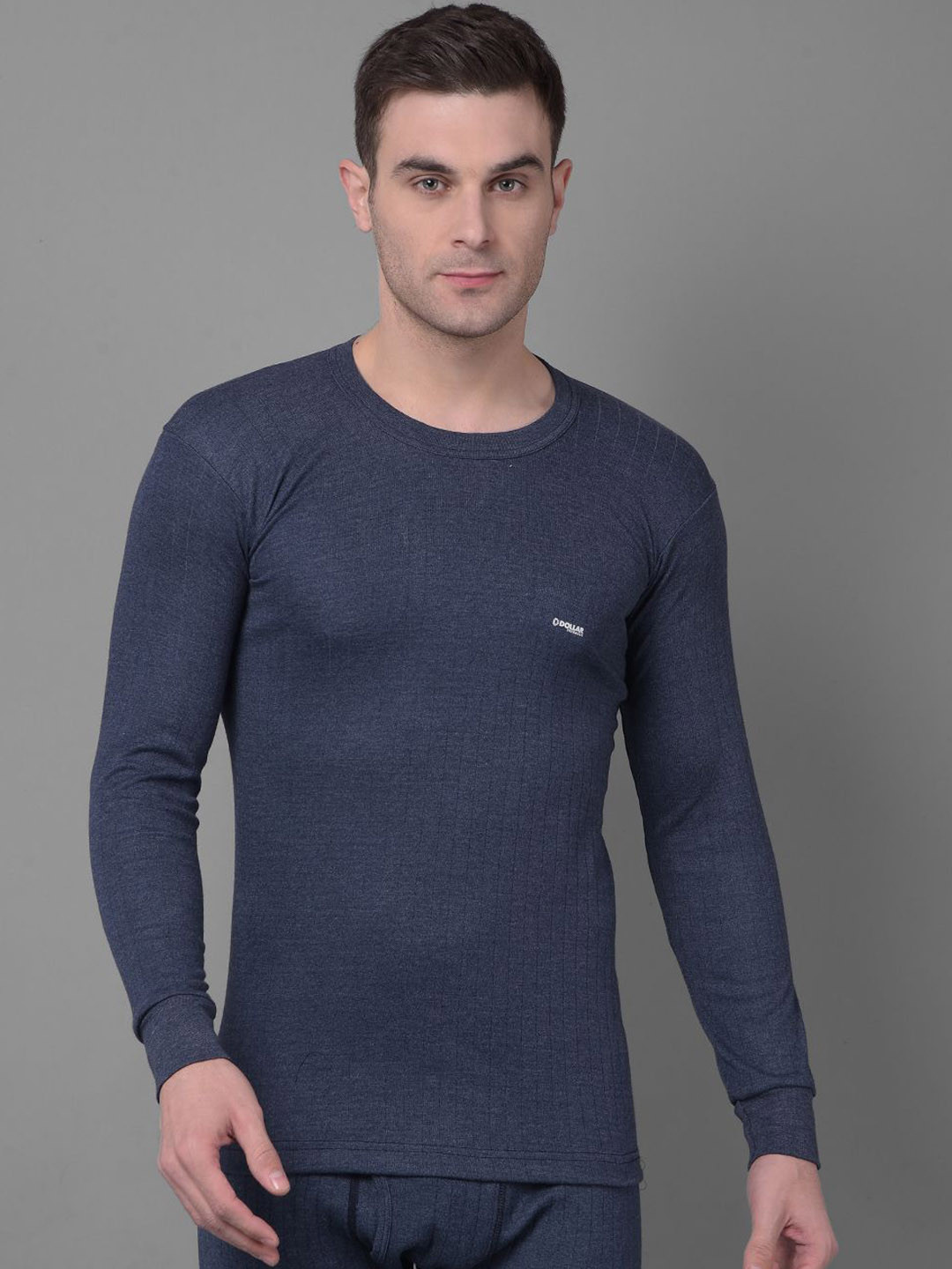 

Dollar Men Cotton Thermal Top, Blue