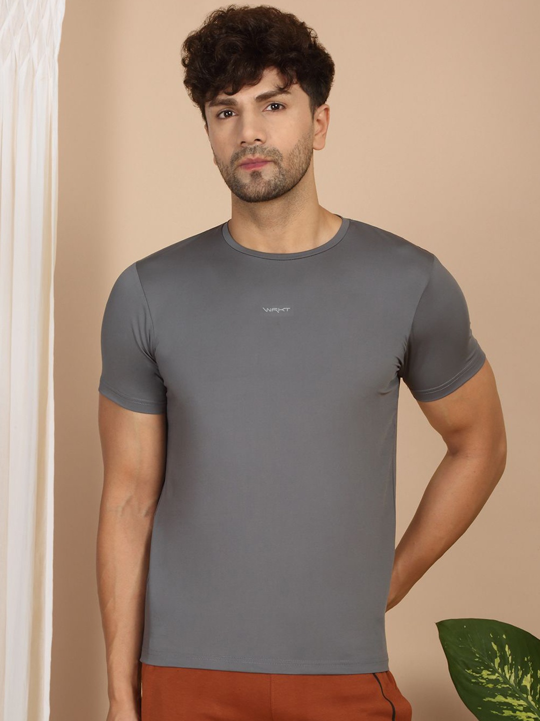 

Sweet Dreams Men Round Neck Lounge T-Shirt, Grey