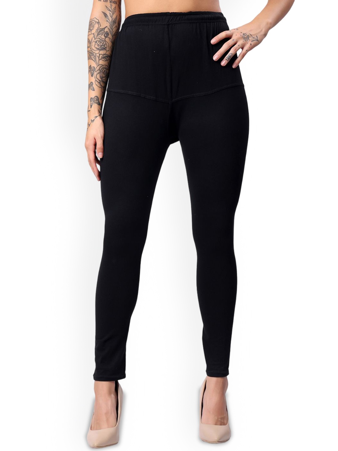 

Keviv Churidar-Length Leggings, Black