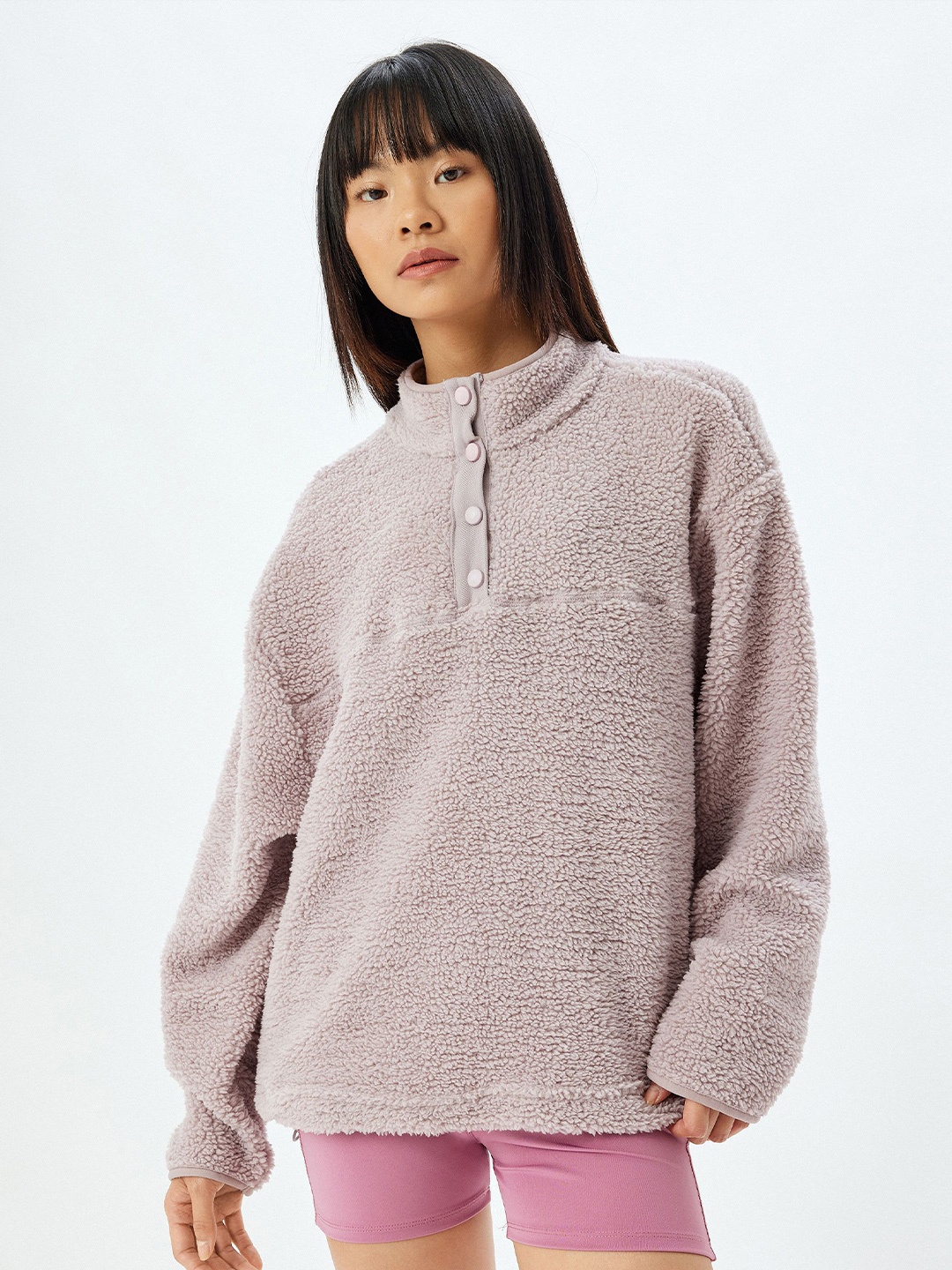 

Koton Women Sweatshirt, Pink
