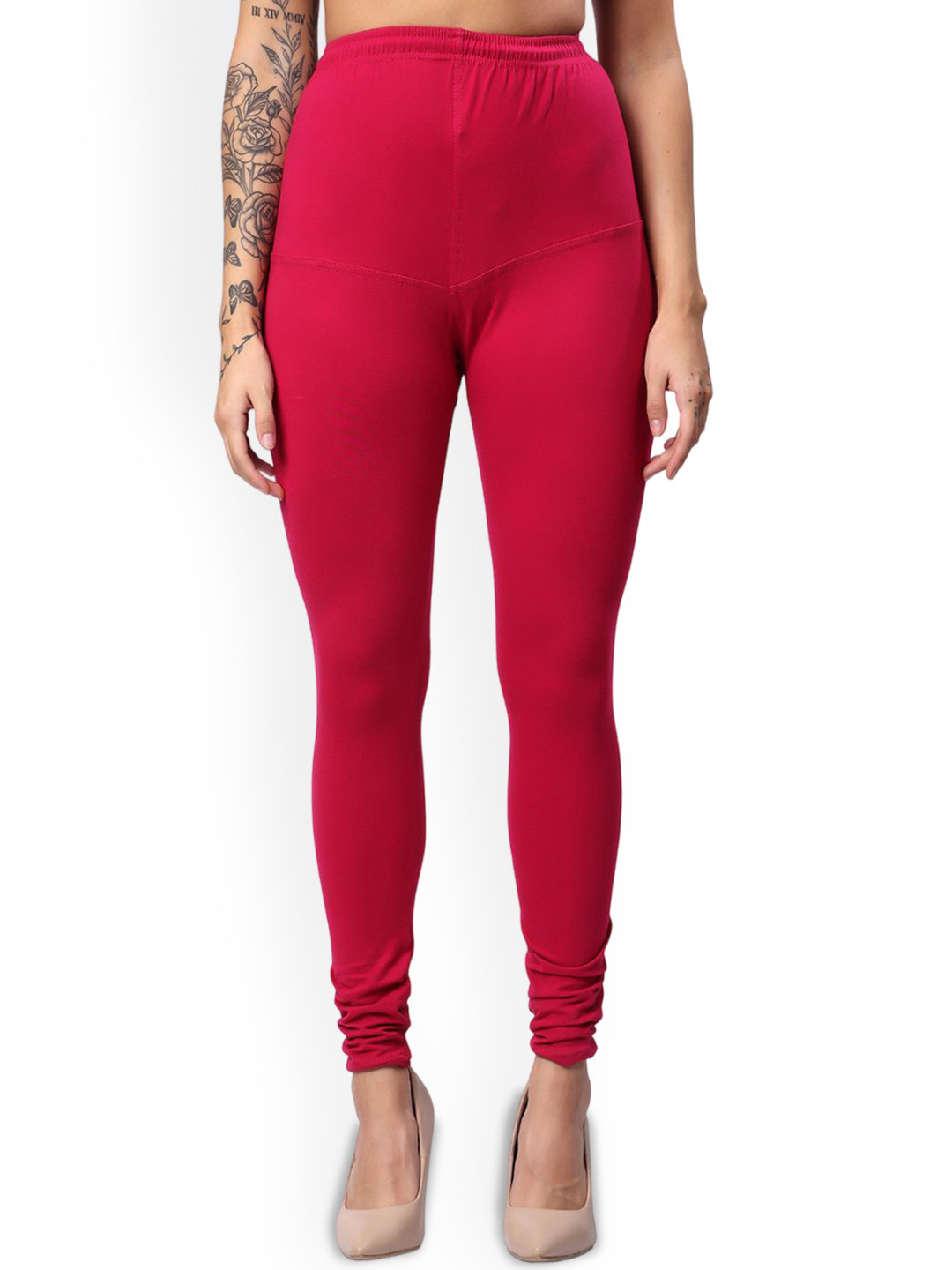 

Keviv Churidar-Length Leggings, Pink