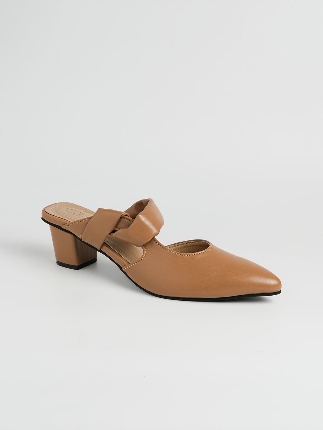 

PURPLEHUNT Women Block Heeled Sandals, Brown