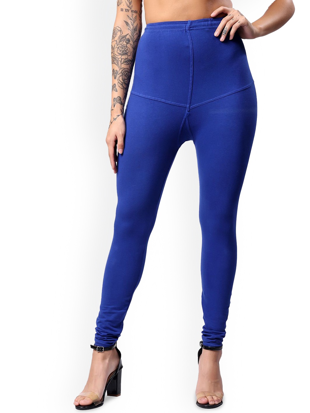

Keviv Churidar Length Leggings, Navy blue