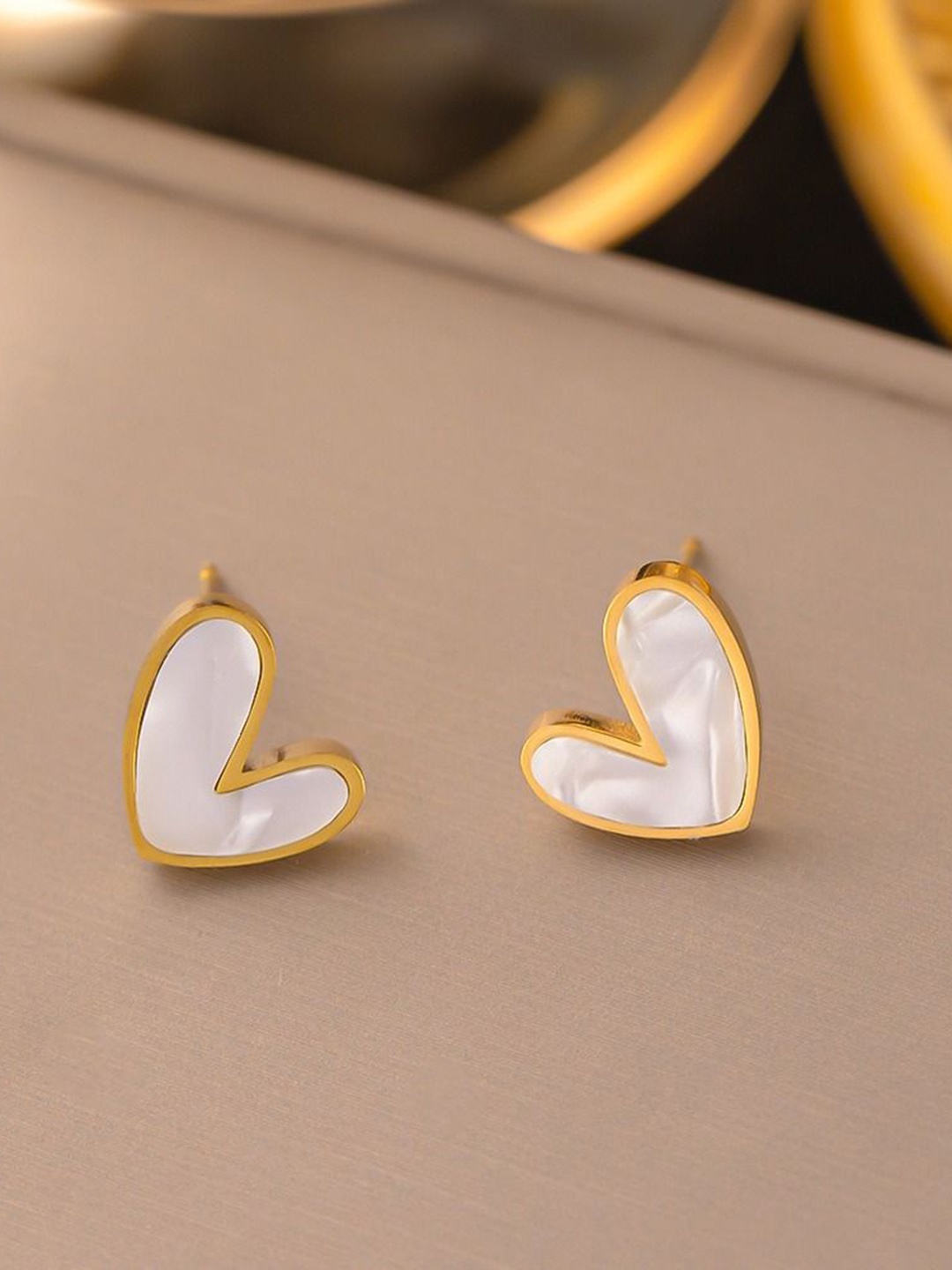 

MYKI Gold-Plated Stainless Steel Contemporary Studs