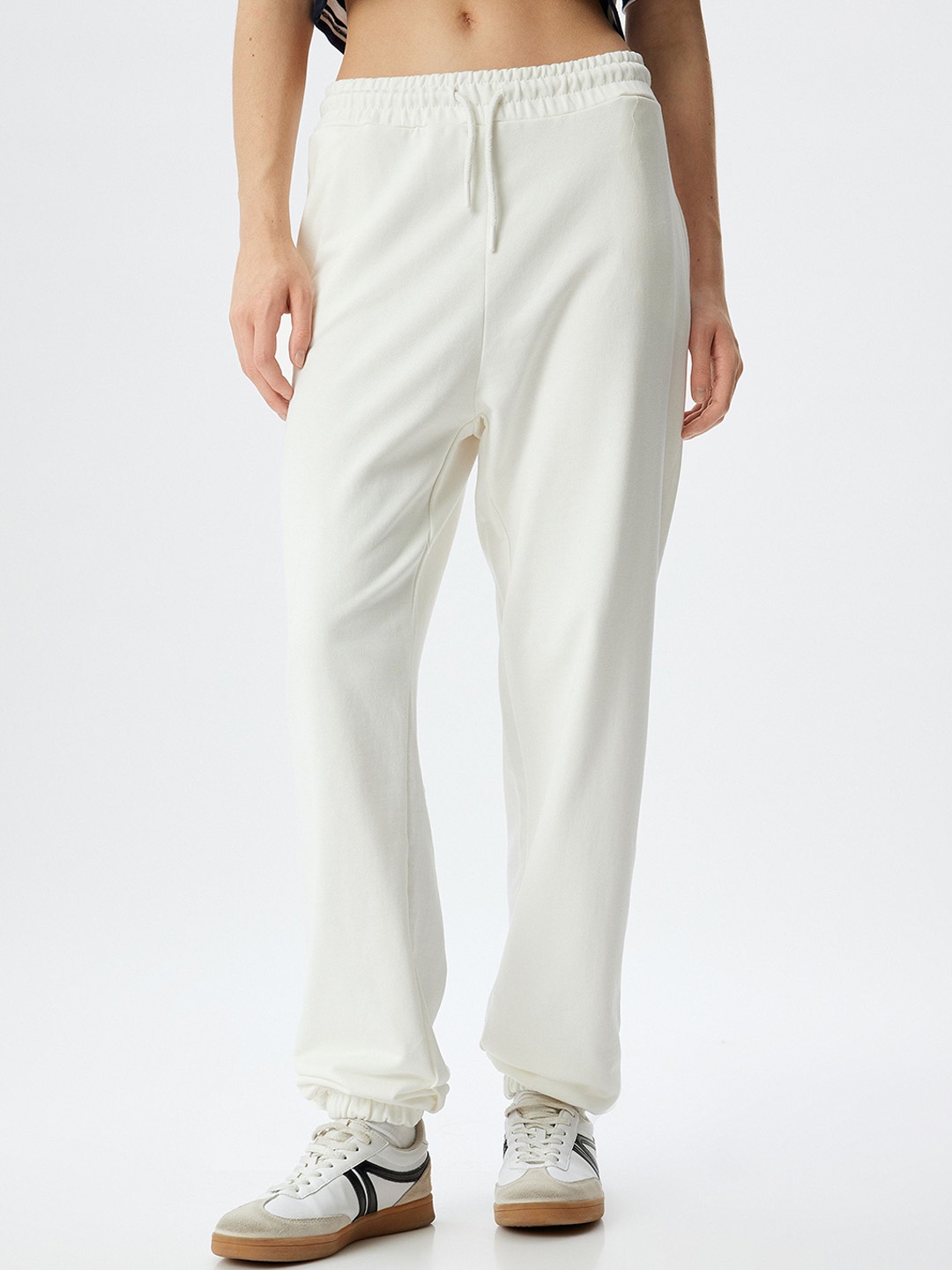 

Koton Women Mid Rise Joggers, White