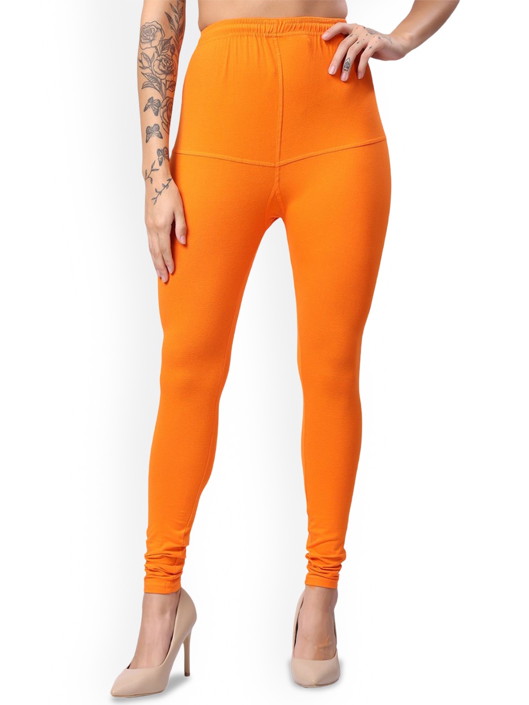 

Keviv Churidar Length Leggings, Orange