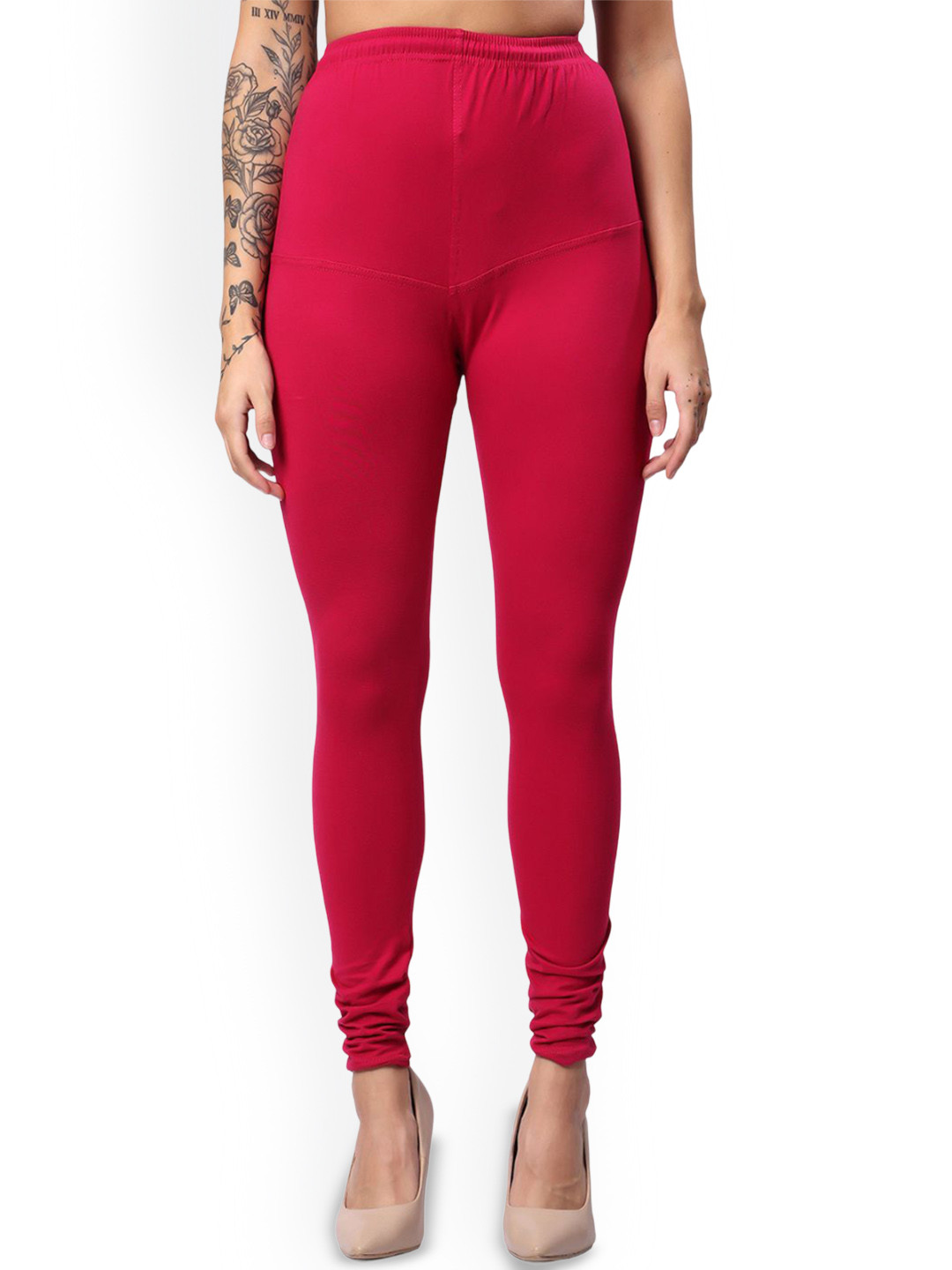 

Keviv Churidar Length Leggings, Pink