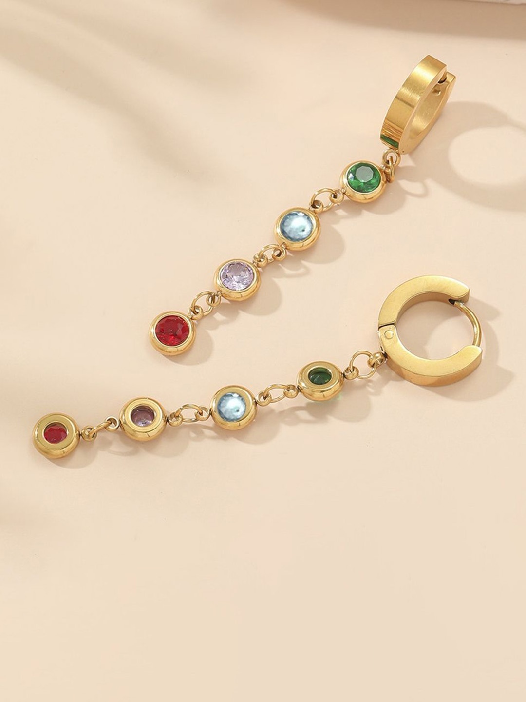 

MYKI Contemporary Drop Earrings, Gold