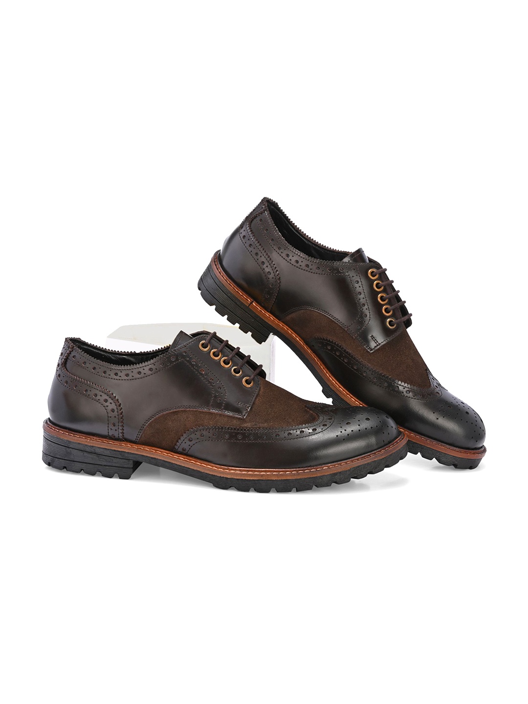 

Harrykson London Men Lace-Ups Leather Brogues, Brown