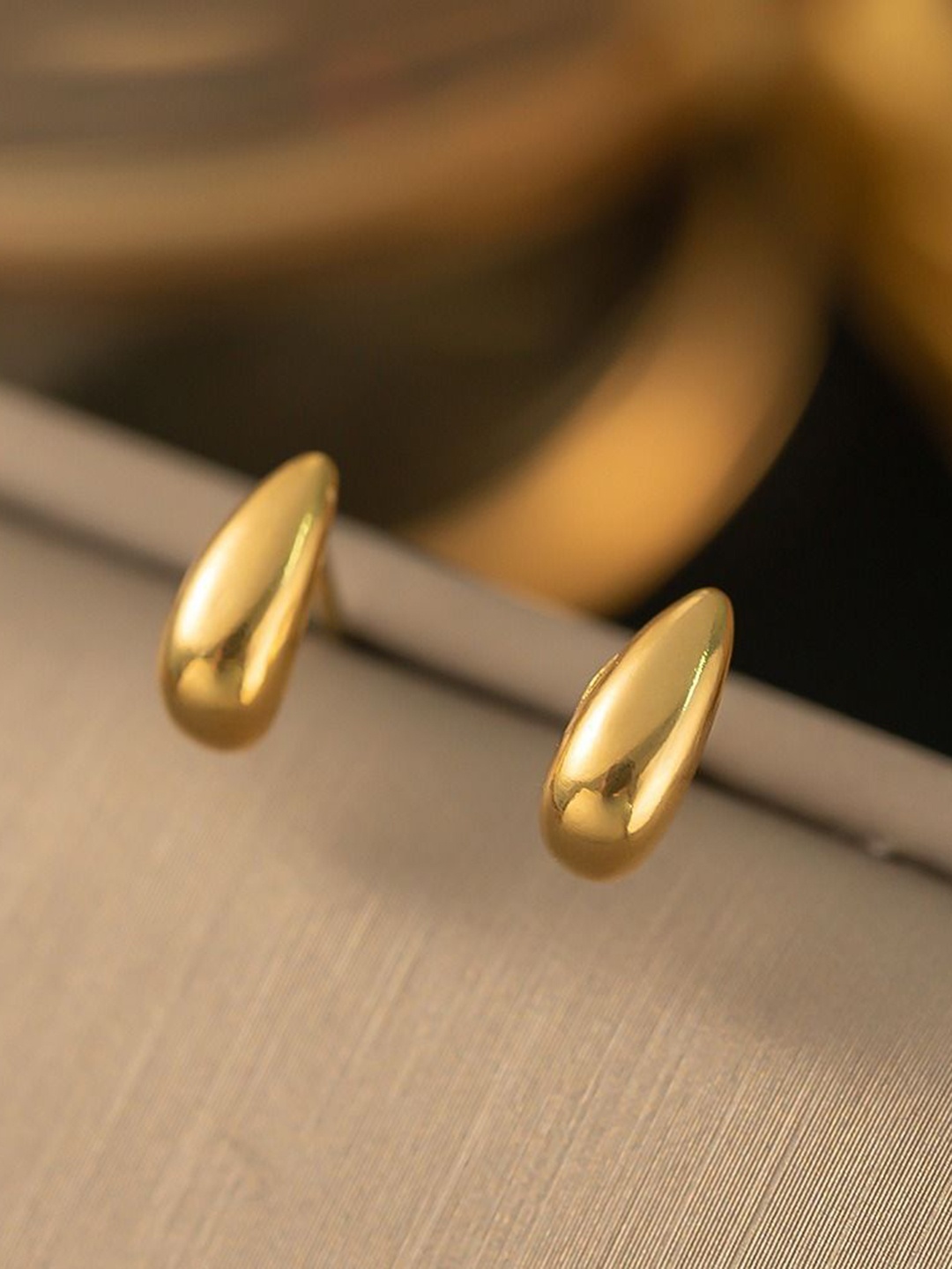 

MYKI Gold Plated Contemporary Studs Earrings