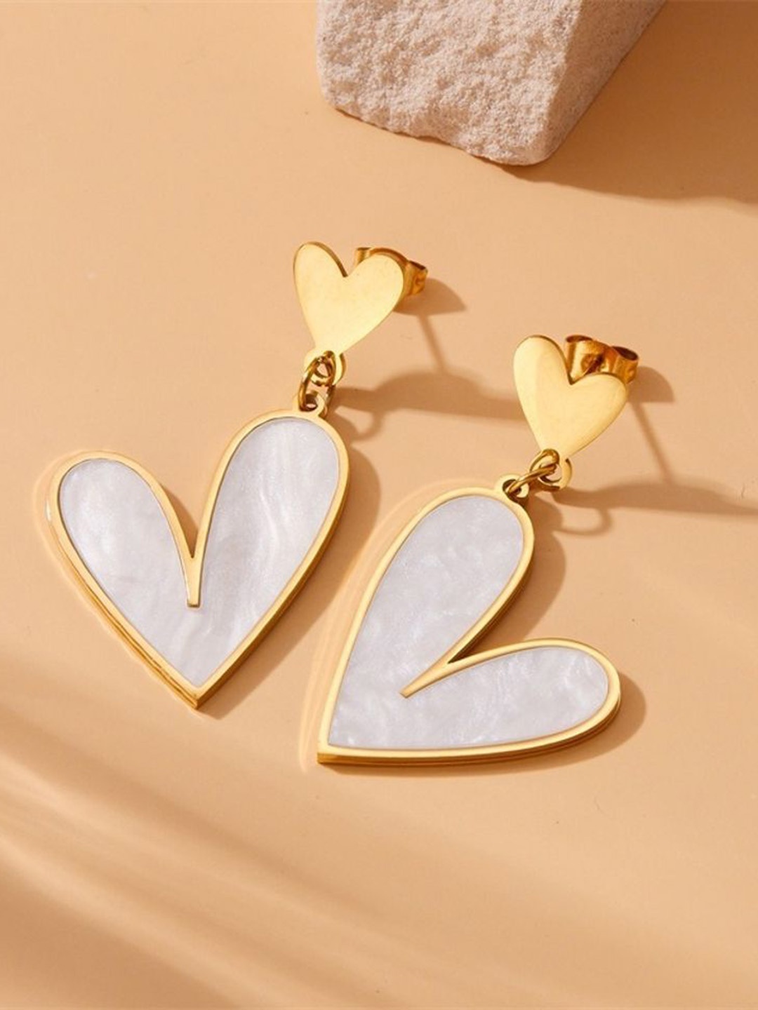 

MYKI Contemporary Drop Earrings, Gold