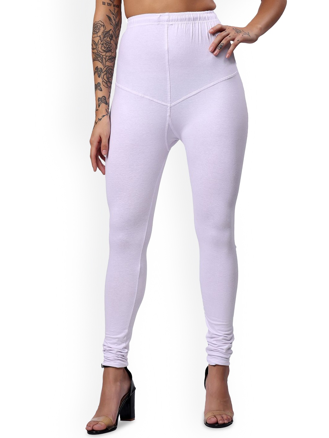 

Keviv Churidar-Length Leggings, White