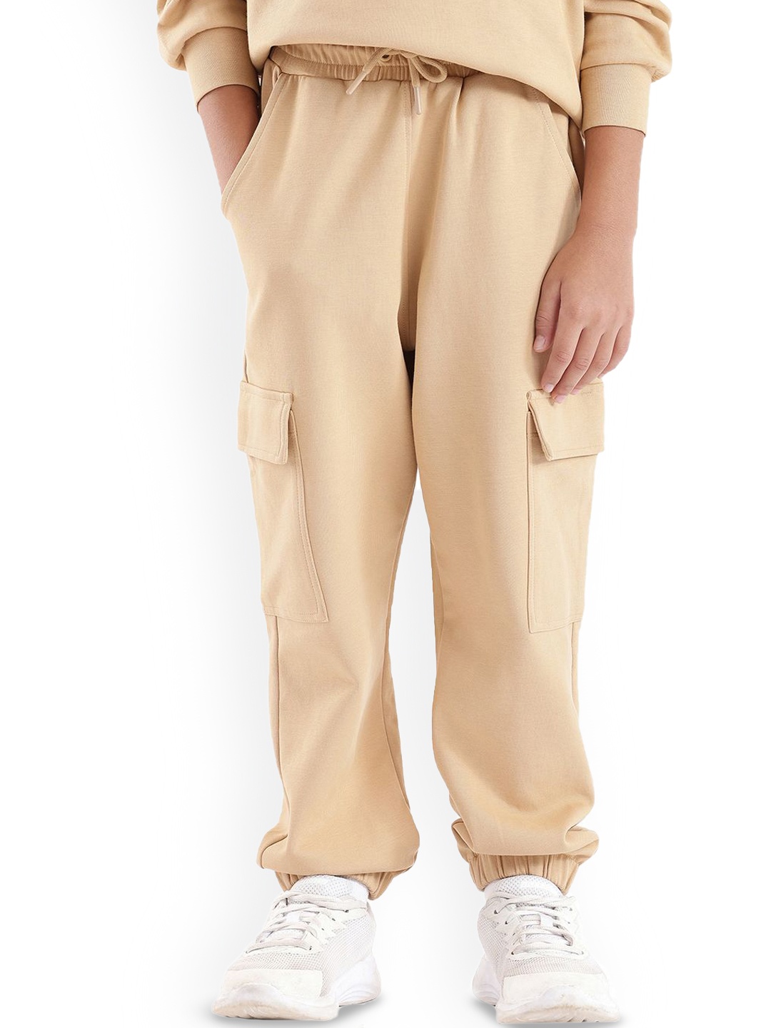 

Rare Ones Boys Solid Trackpant, Cream