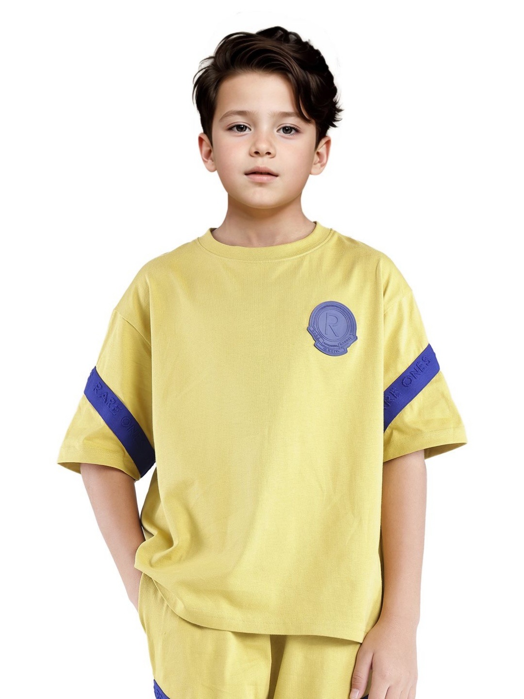 

Rare Ones Boys Pigment Print Boxy T-Shirt, Green