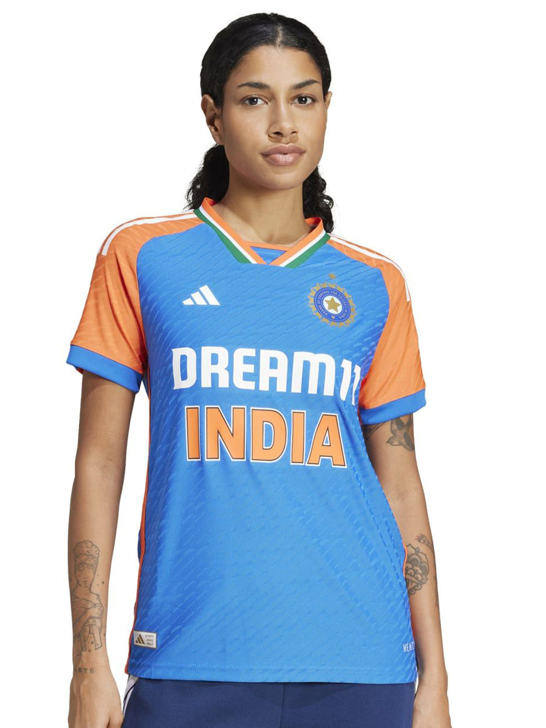 

ADIDAS INDCRT20I JSHSW Printed Tshirts, Blue