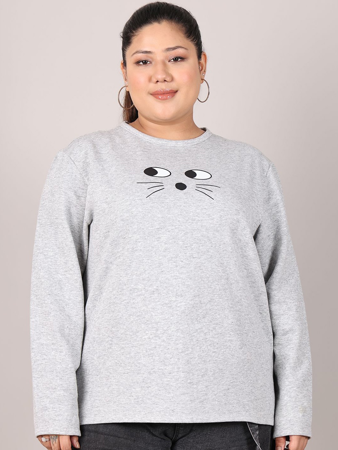 

Rute Women Long Sleeves Sweatshirt, Grey