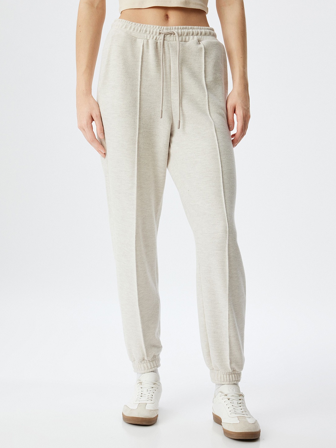

Koton Women Regular Fit Joggers, Beige