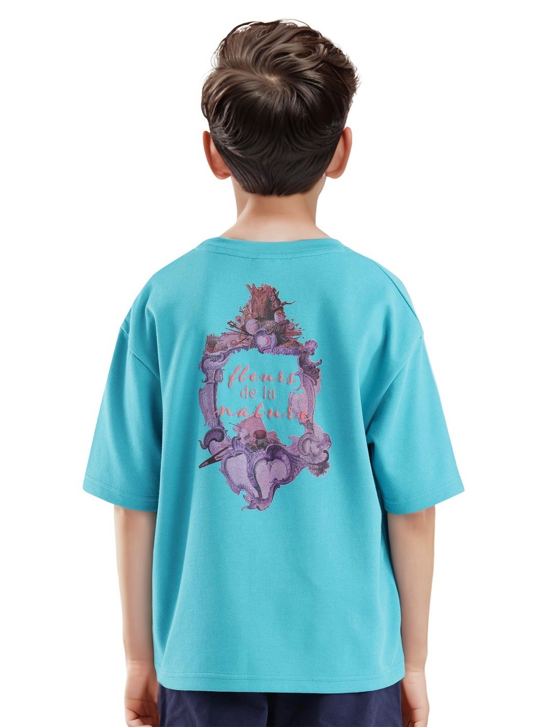 

Rare Ones Boys Boxy T-Shirt, Turquoise blue