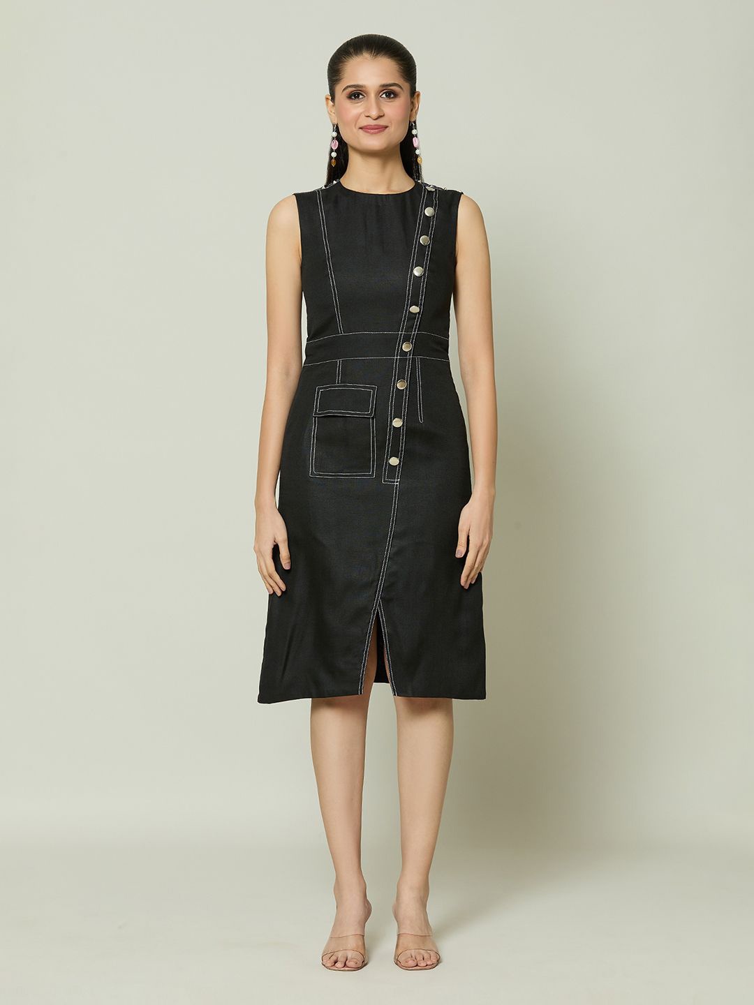 

Samyukta Singhani A-Line Dress, Black