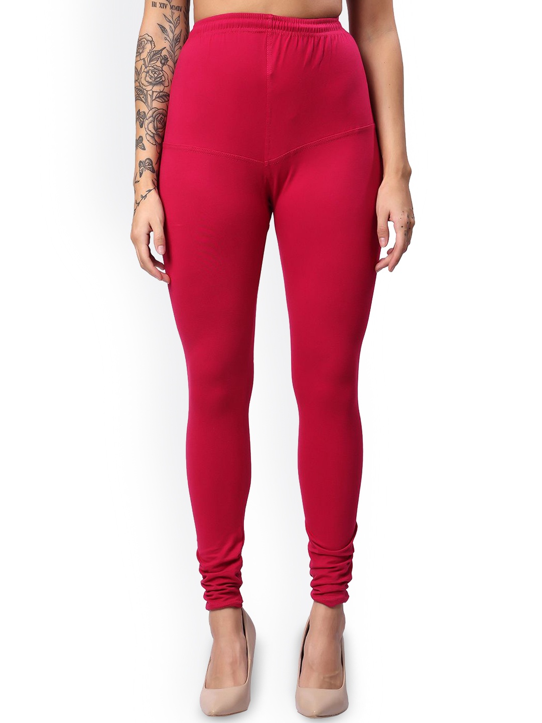 

Keviv Churidar Length Leggings, Pink