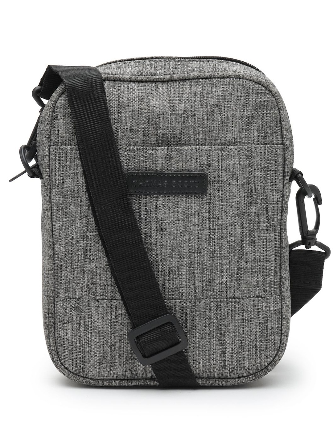 

Thomas Scott Men Zippered Messenger Bag, Grey