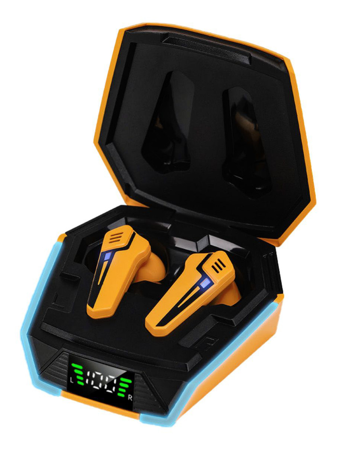 

Zusix Gamestorm 160 with 60H Playtime Deep Bass Truly Wireless Earbuds, Yellow