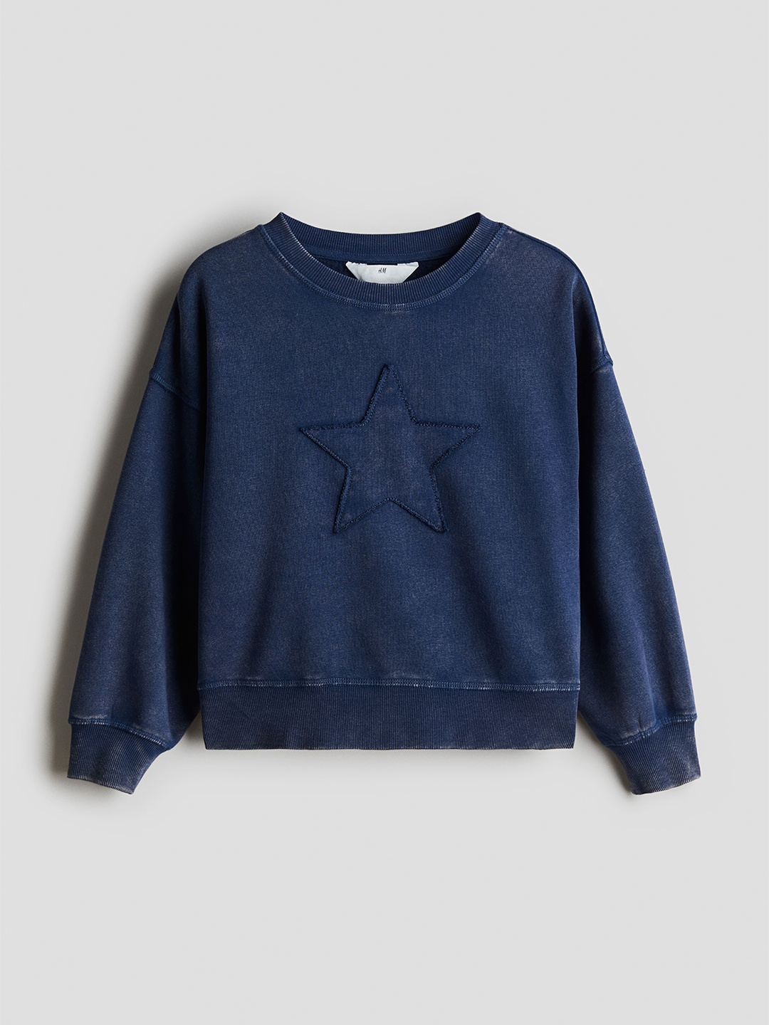 

H&M Girls Motif-Detail Sweatshirts, Navy blue