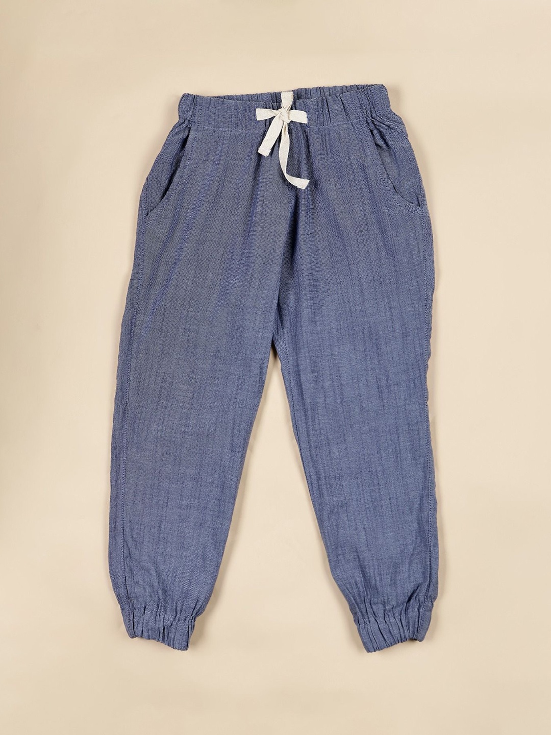 

Biglilpeople Boys Cotton Original Joggers Trousers, Blue