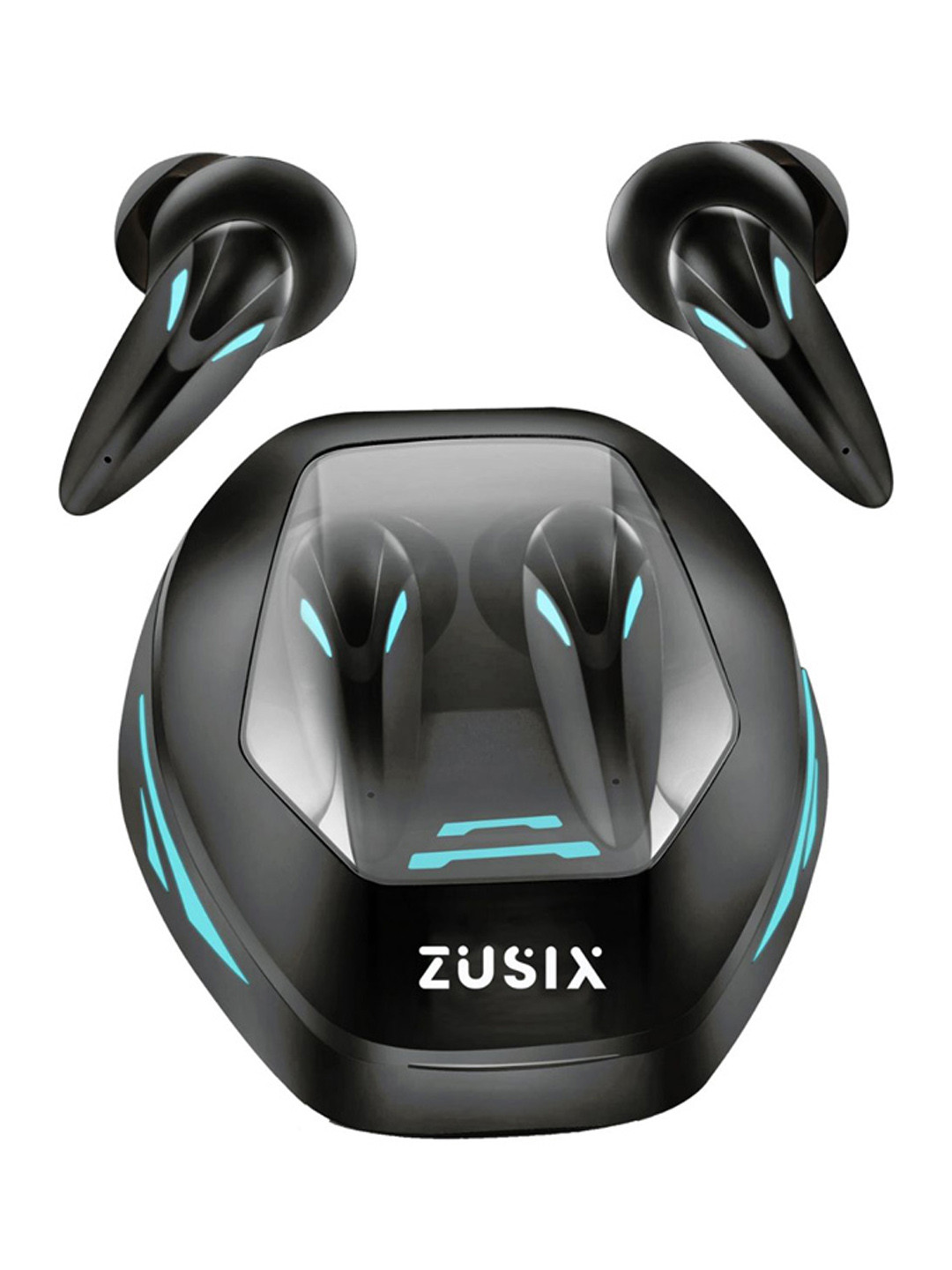 

zusix BattleBeat 20 with 60H Playtime, 5.3 Bluetooth Truly Wireless Earbuds, Black