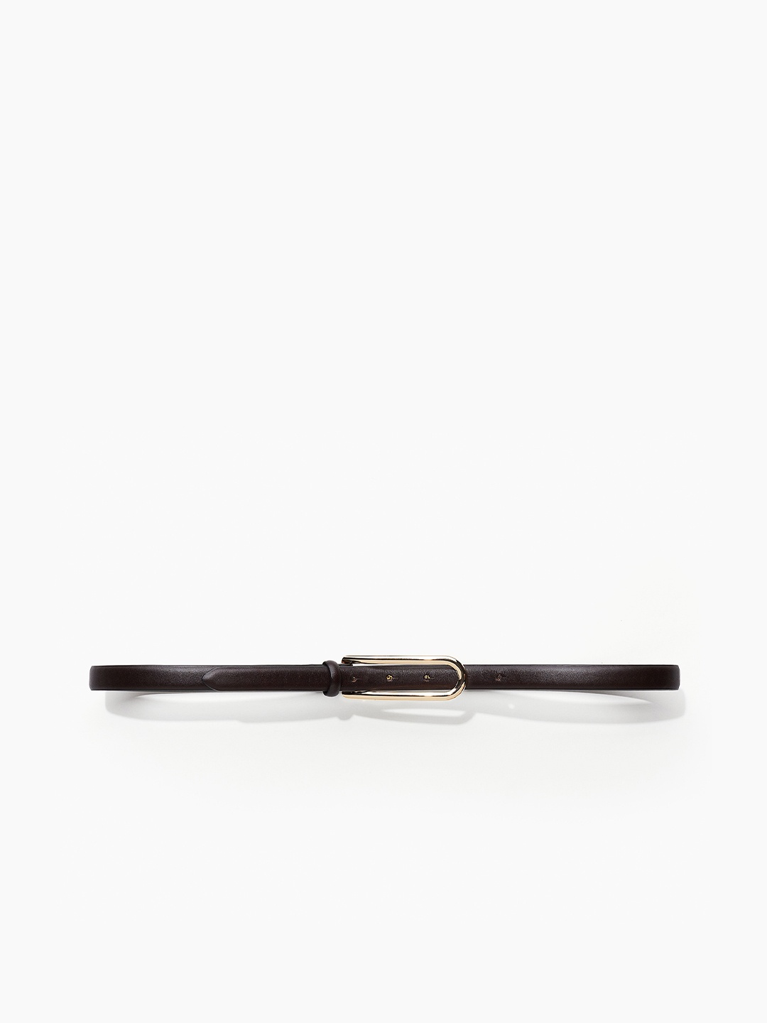 

H&M Narrow Leather Belt, Brown