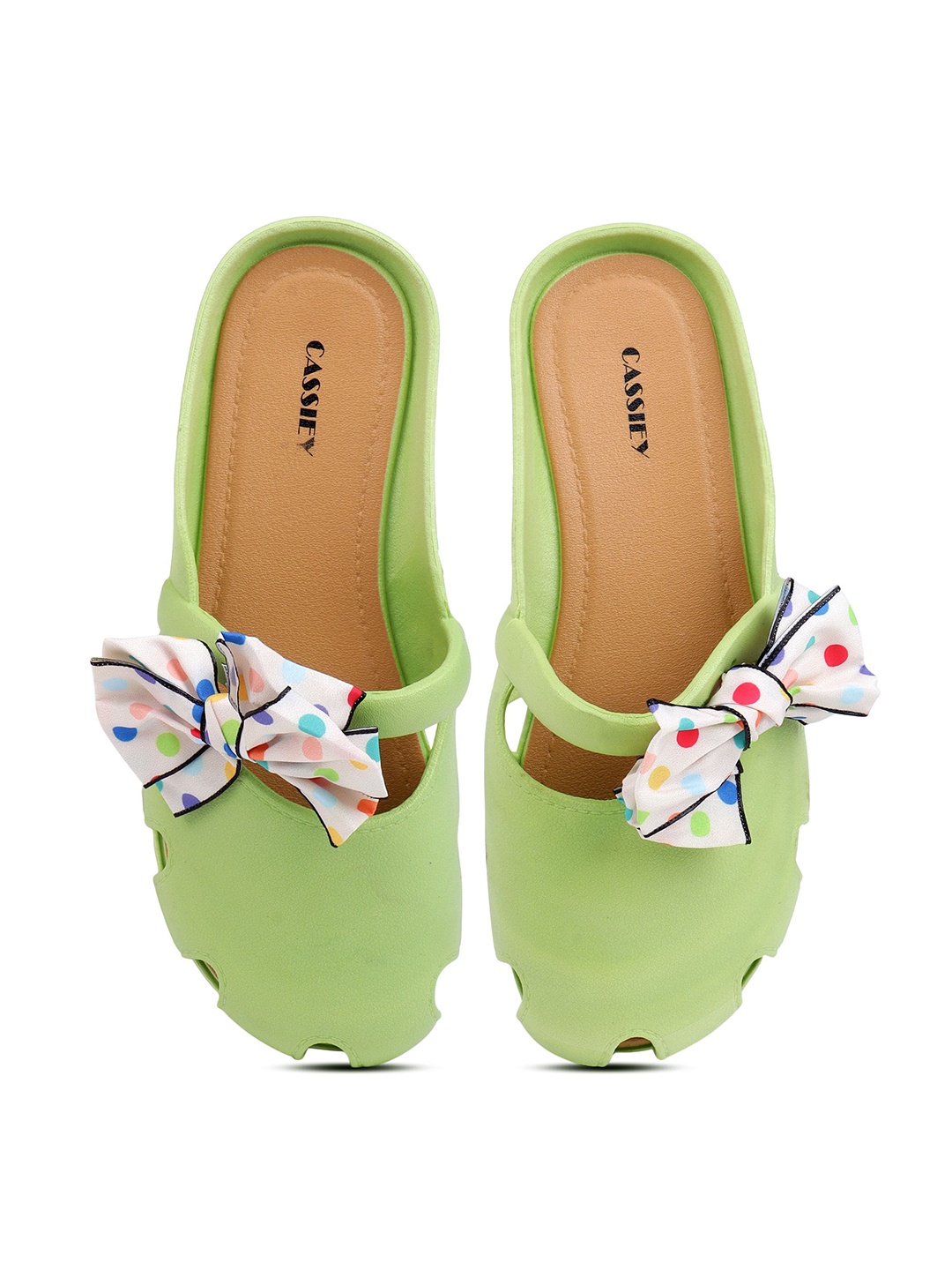 

CASSIEY Women Rubber Slip-On, Green