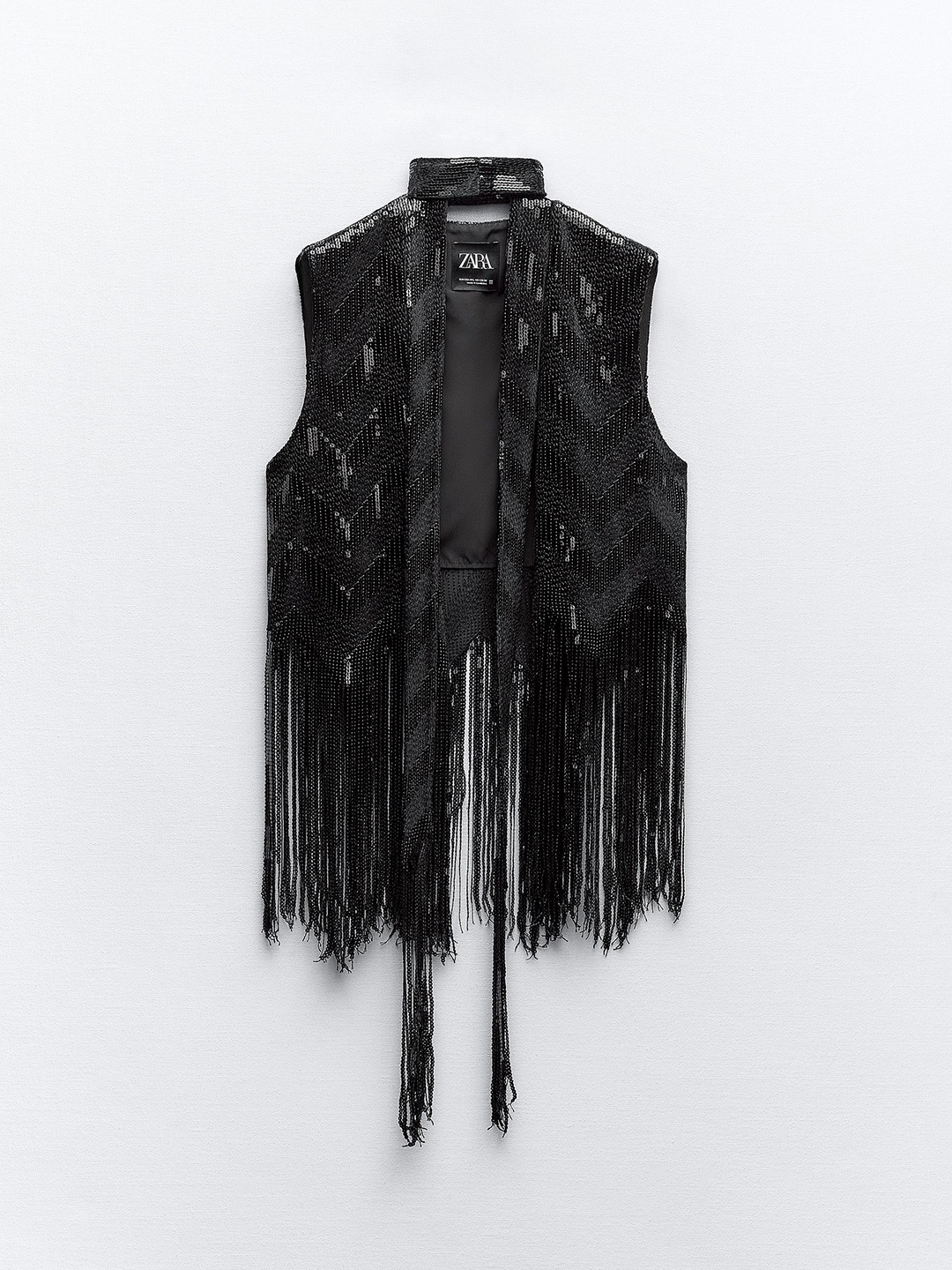 

ZARA Women Black Waistcoat