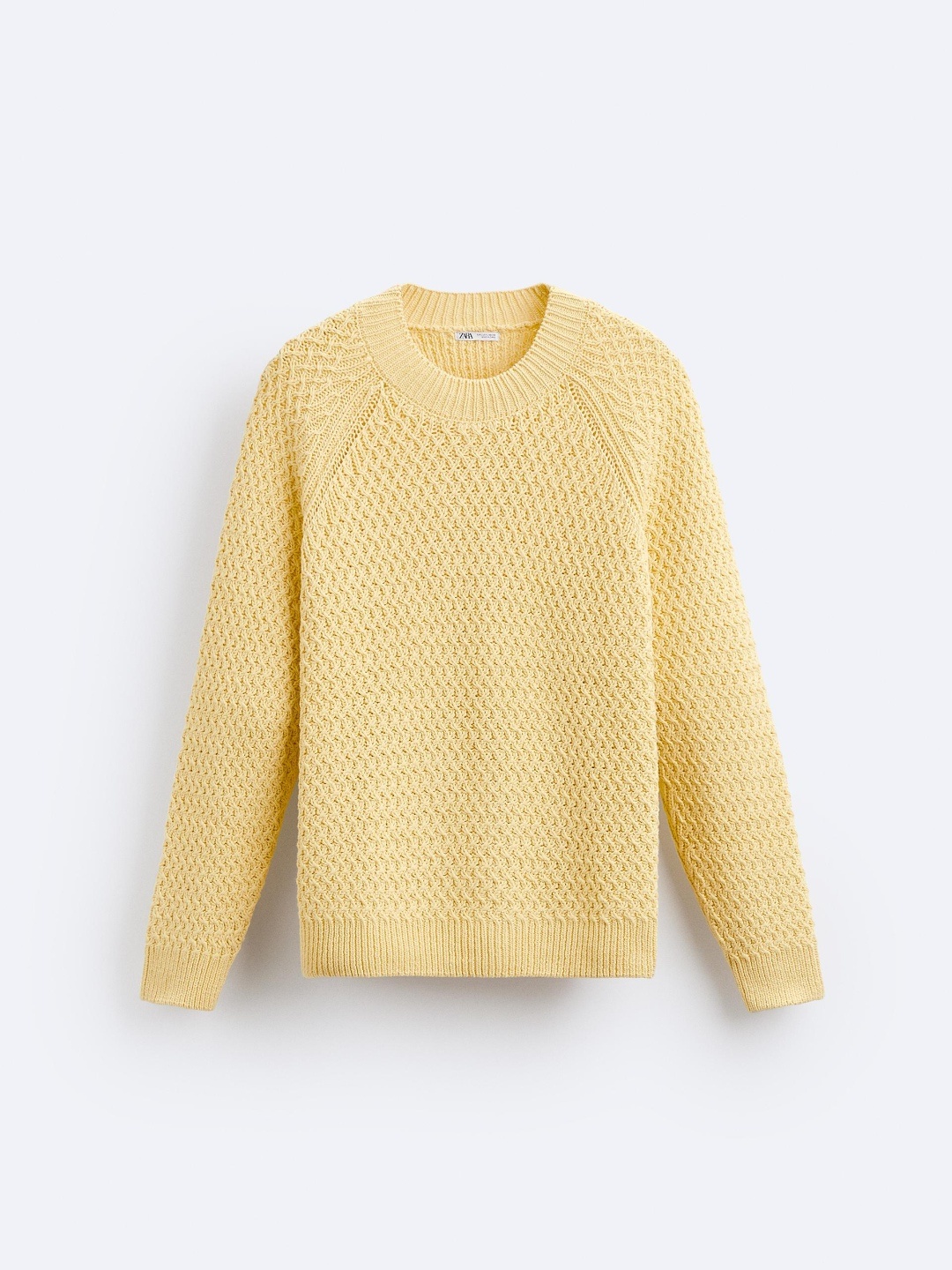 

ZARA Men Yellow Sweaters