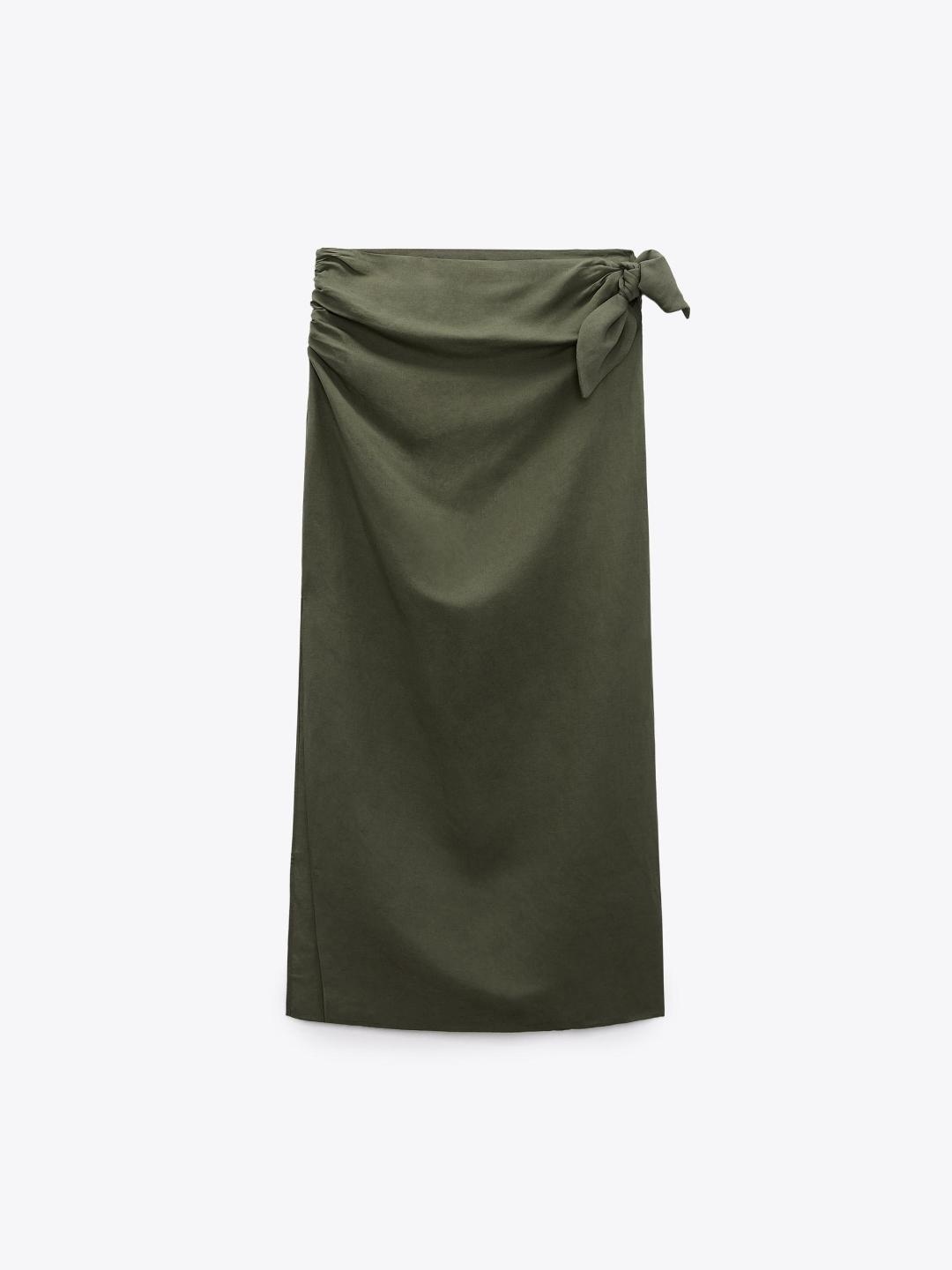 

ZARA Women Khaki Skirts