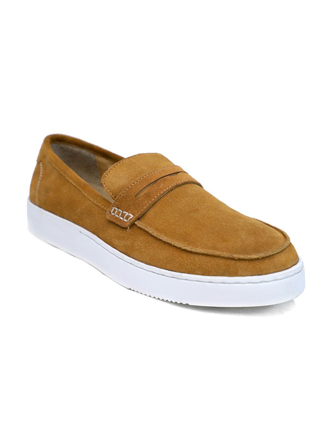 

mccoy Men Leather Loafers, Tan
