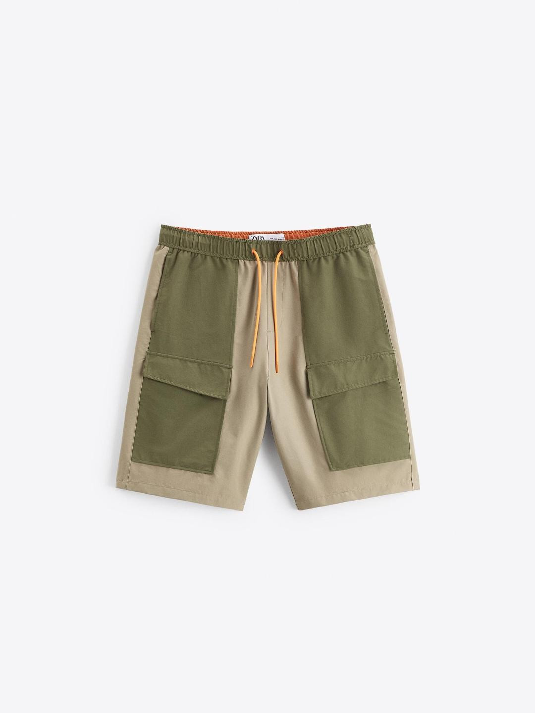 

ZARA Men Khaki Shorts
