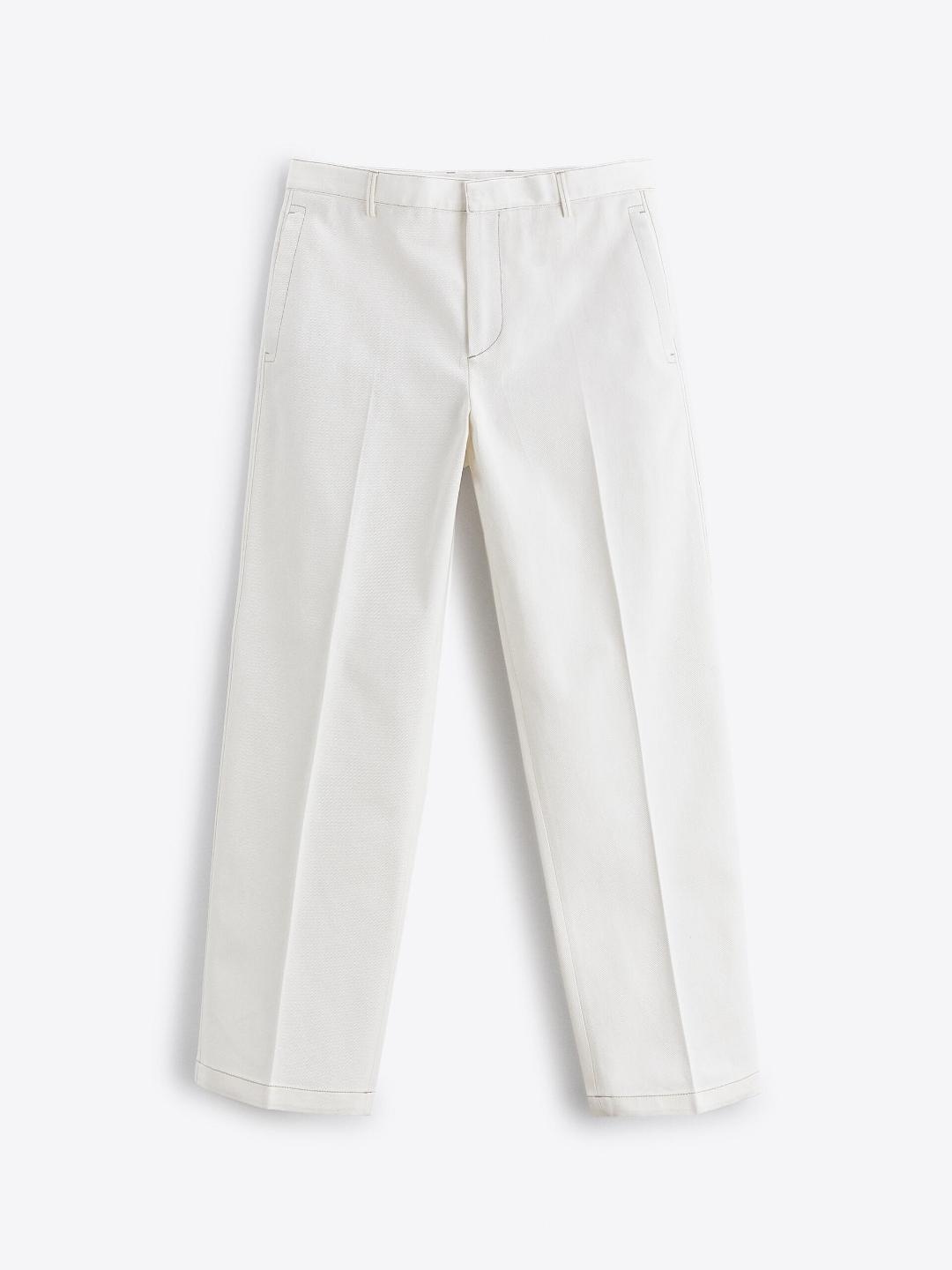 

ZARA Men White Trousers