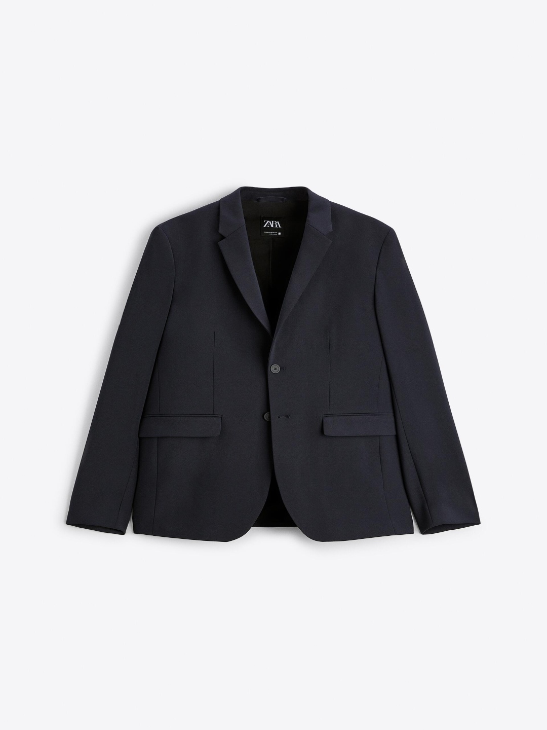 

ZARA Men Navy Blue Blazers