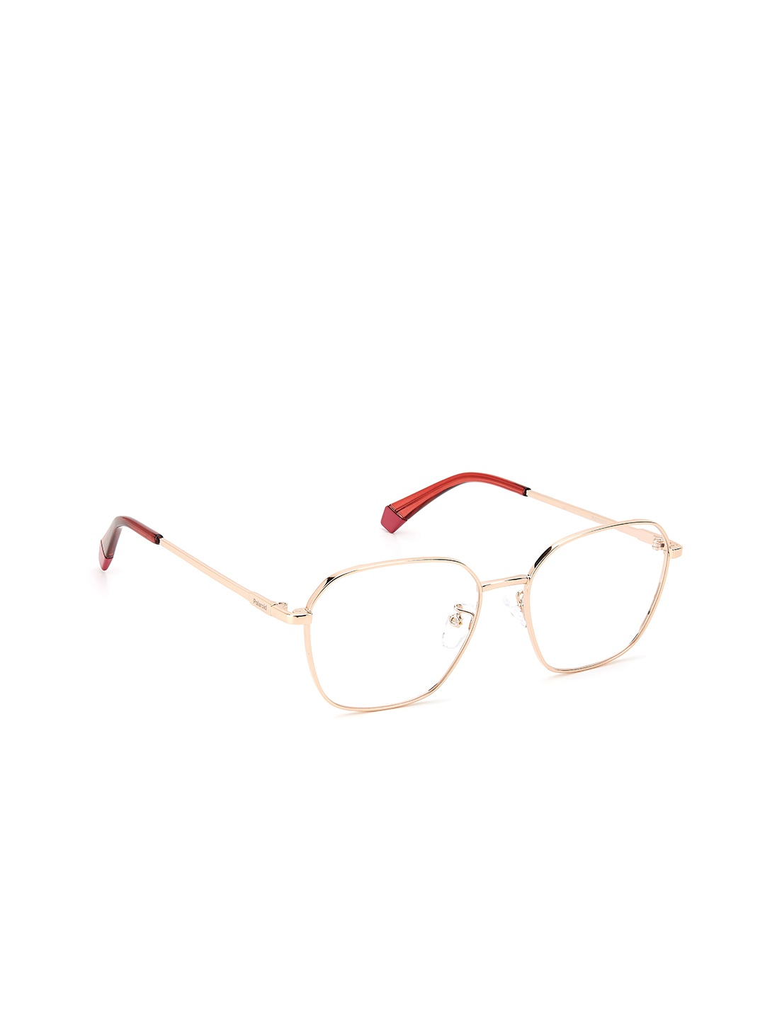 

Polaroid Women Rimless Square Frames, Gold