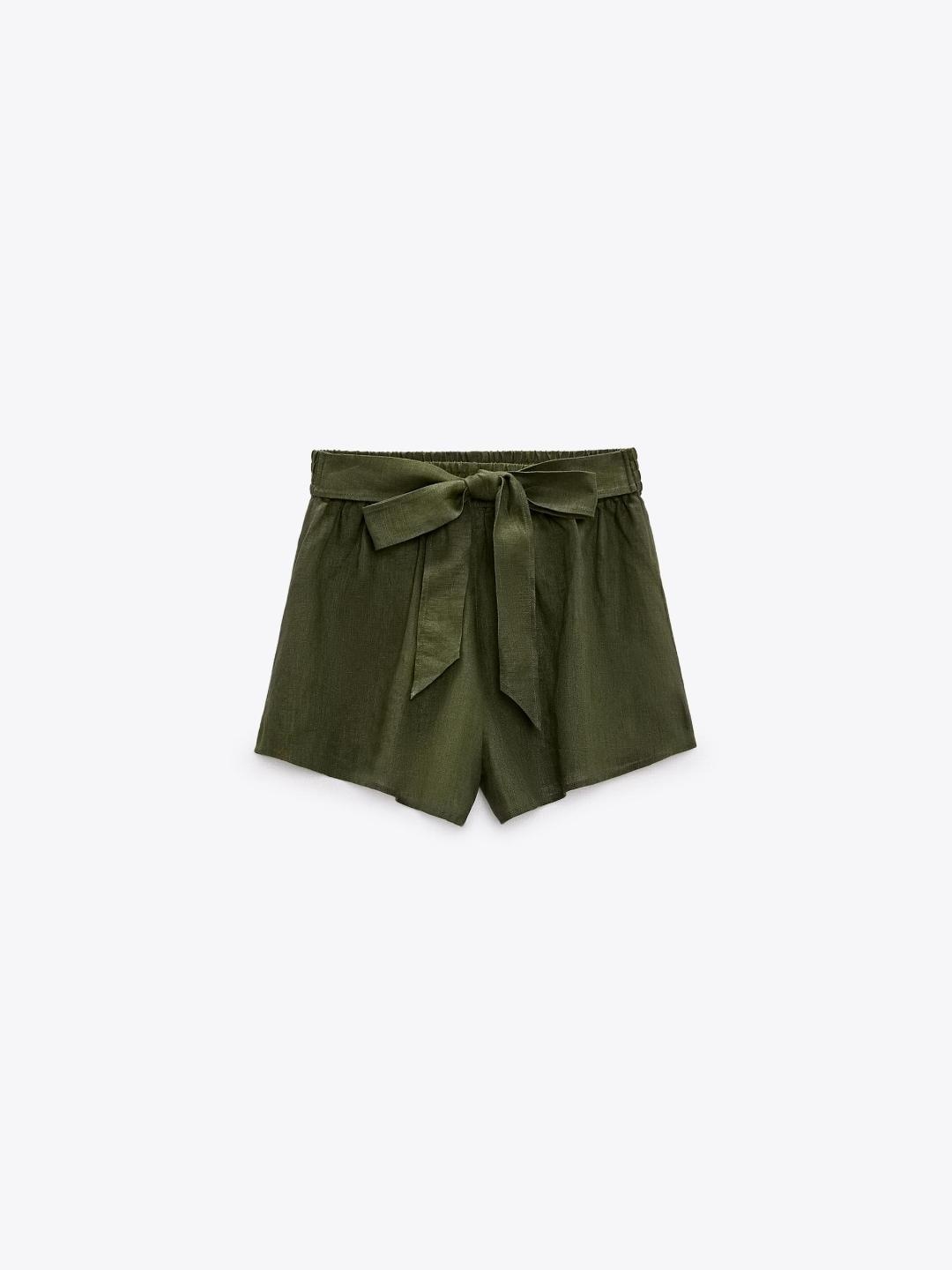 

ZARA Women Khaki Shorts