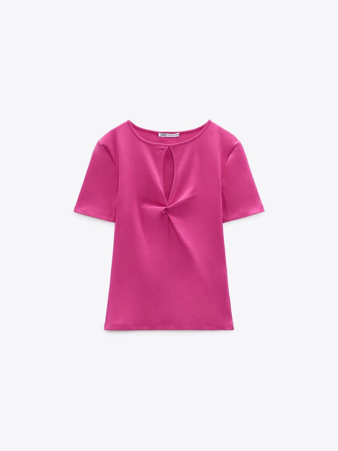 

ZARA Women Purple Tshirts
