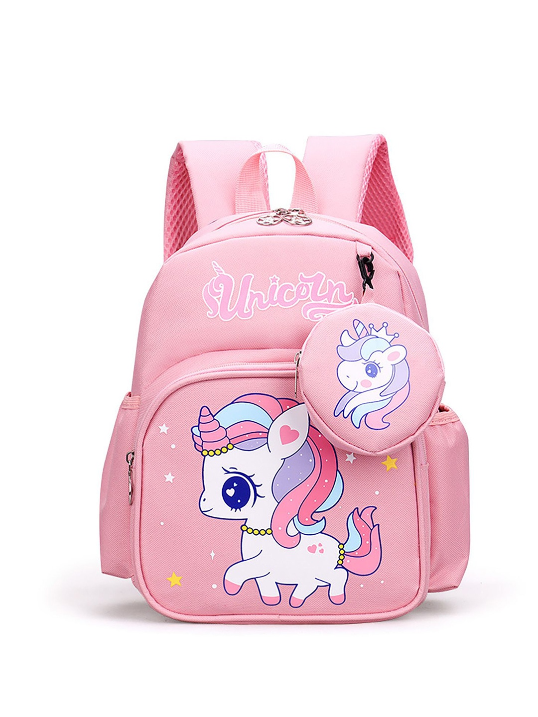 

SYGA Unisex Kids Graphic Backpack, Pink