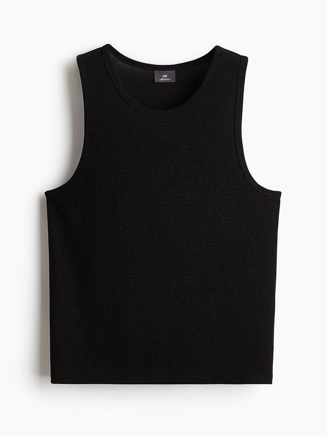 

H&M Shimmering Vest Tshirts, Black