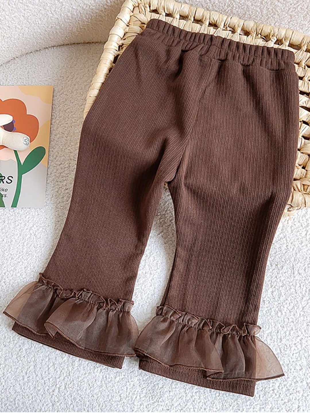 

StyleCast x Revolte Girls Pleated Chinos Trousers, Brown