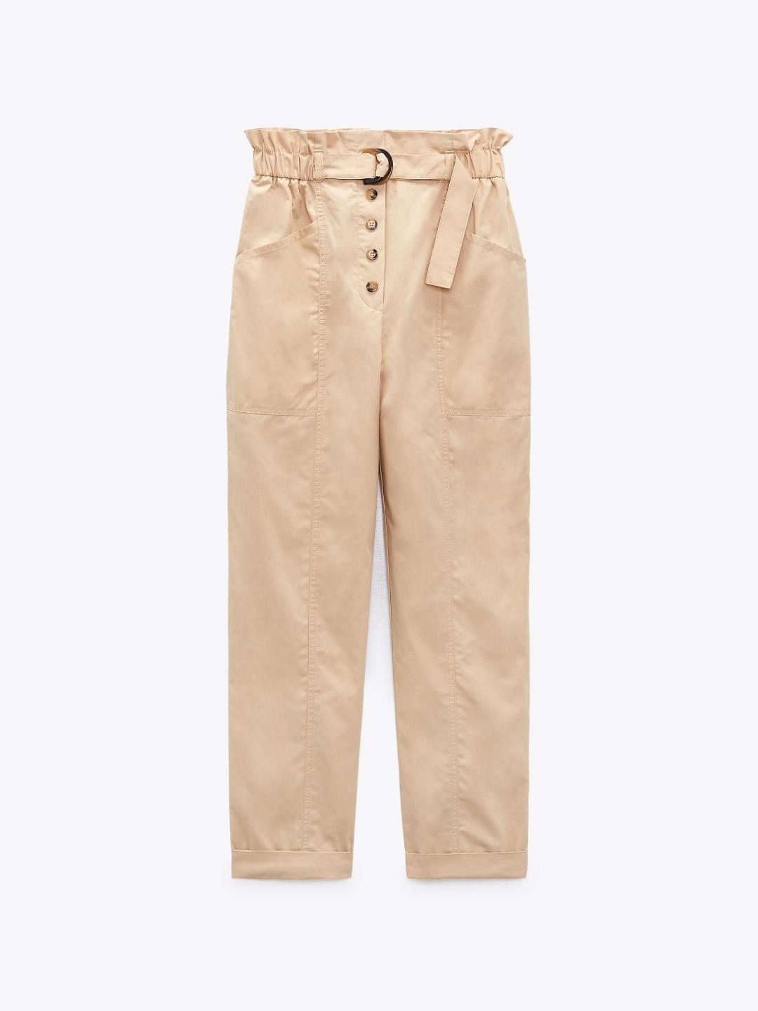 

ZARA Women Brown Trousers