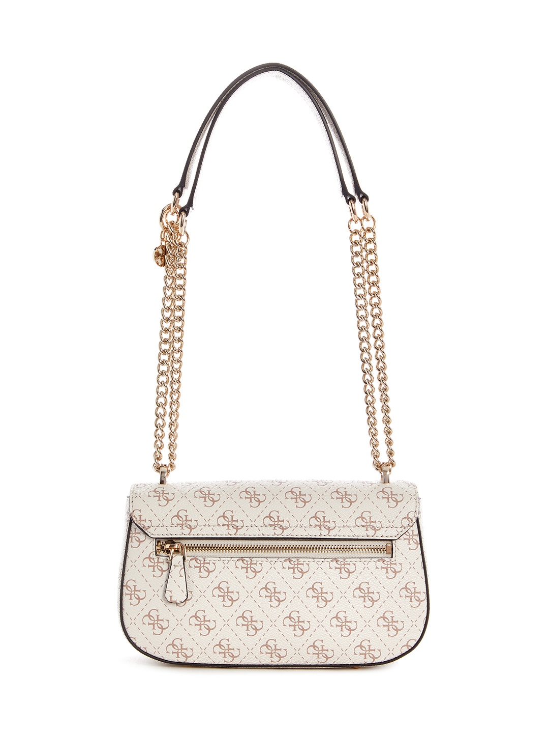

GUESS Women Printed PU Shoulder Bag, Cream
