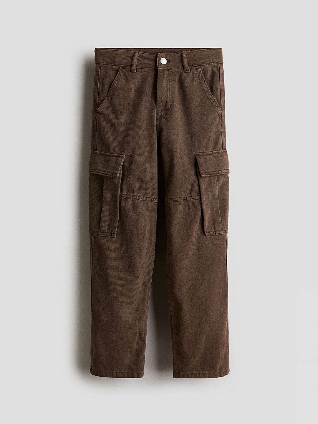 

H&M Boys Cargo Trousers, Brown